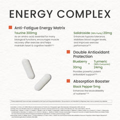NEUMINA bottle-ingredients showcases blueberry and turmeric antioxidants.