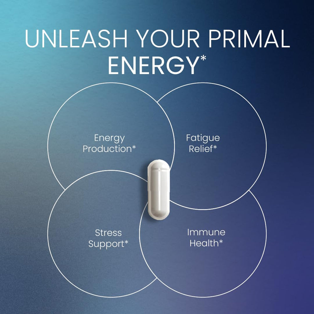 NEUMINA capsules close-up highlighting energy support and stress resilience for daily routines.