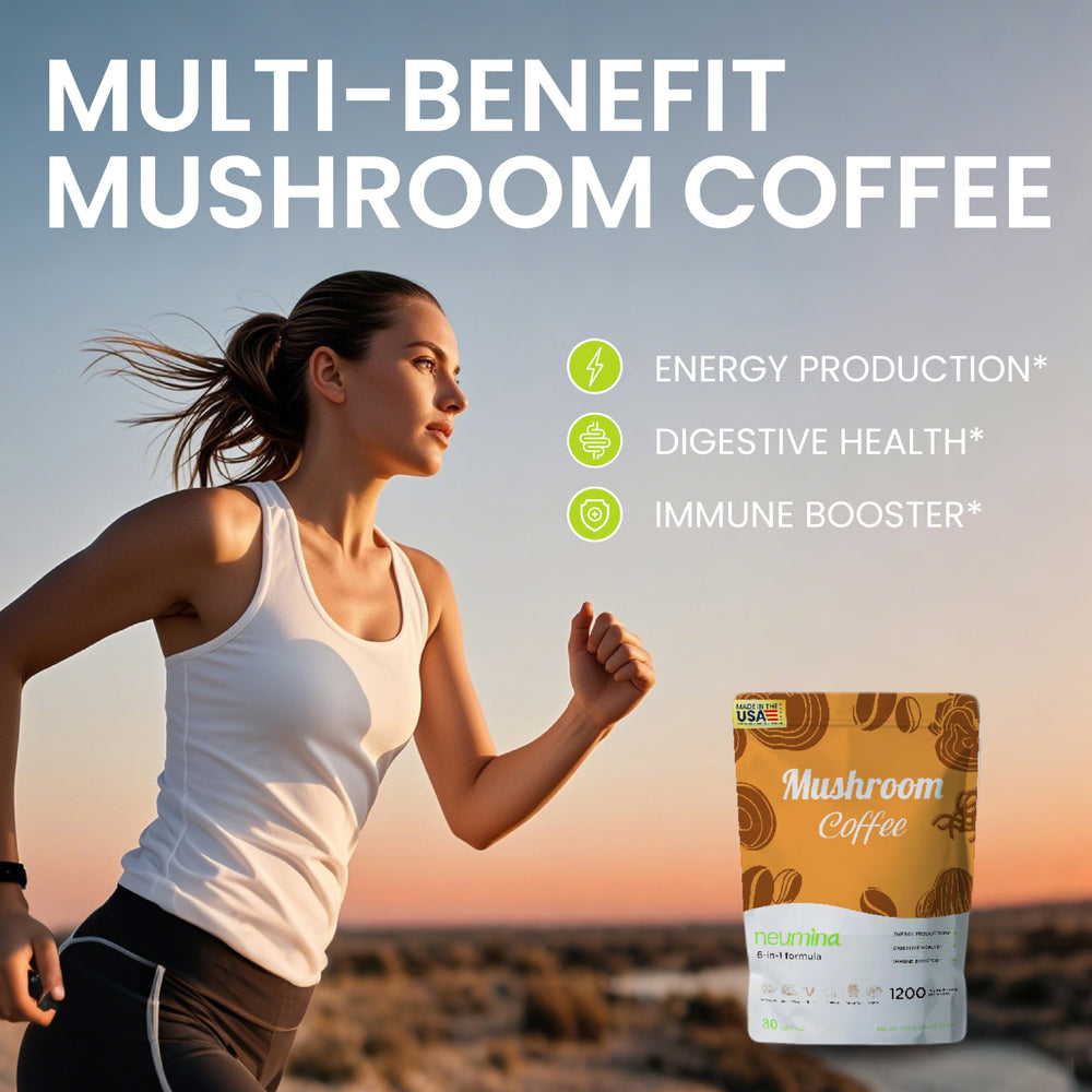 NEUMINA Coffee with MCT oil and coconut milk adds a light, creamy texture.