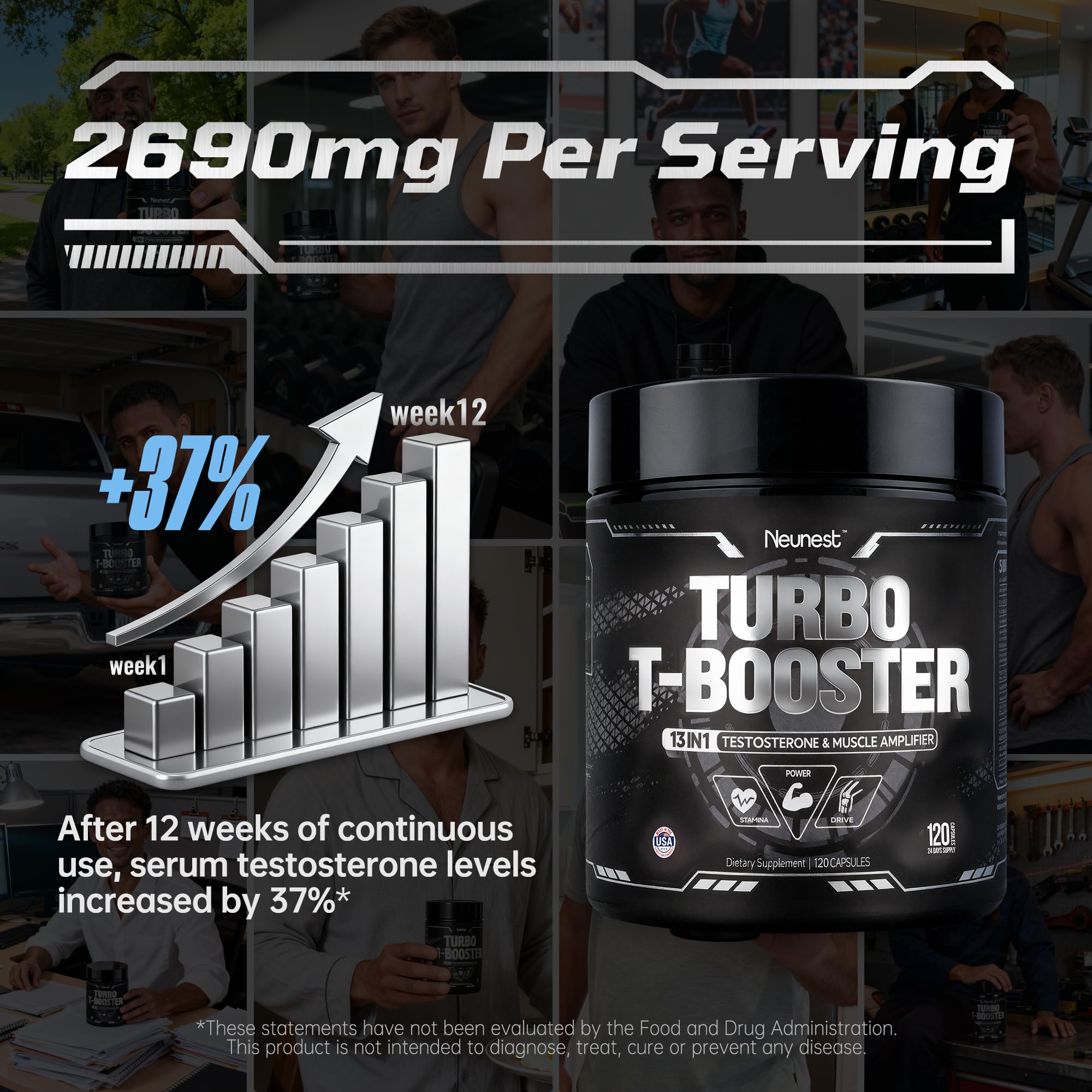 NEUNEST Turbo capsules in a morning routine for sustained stamina