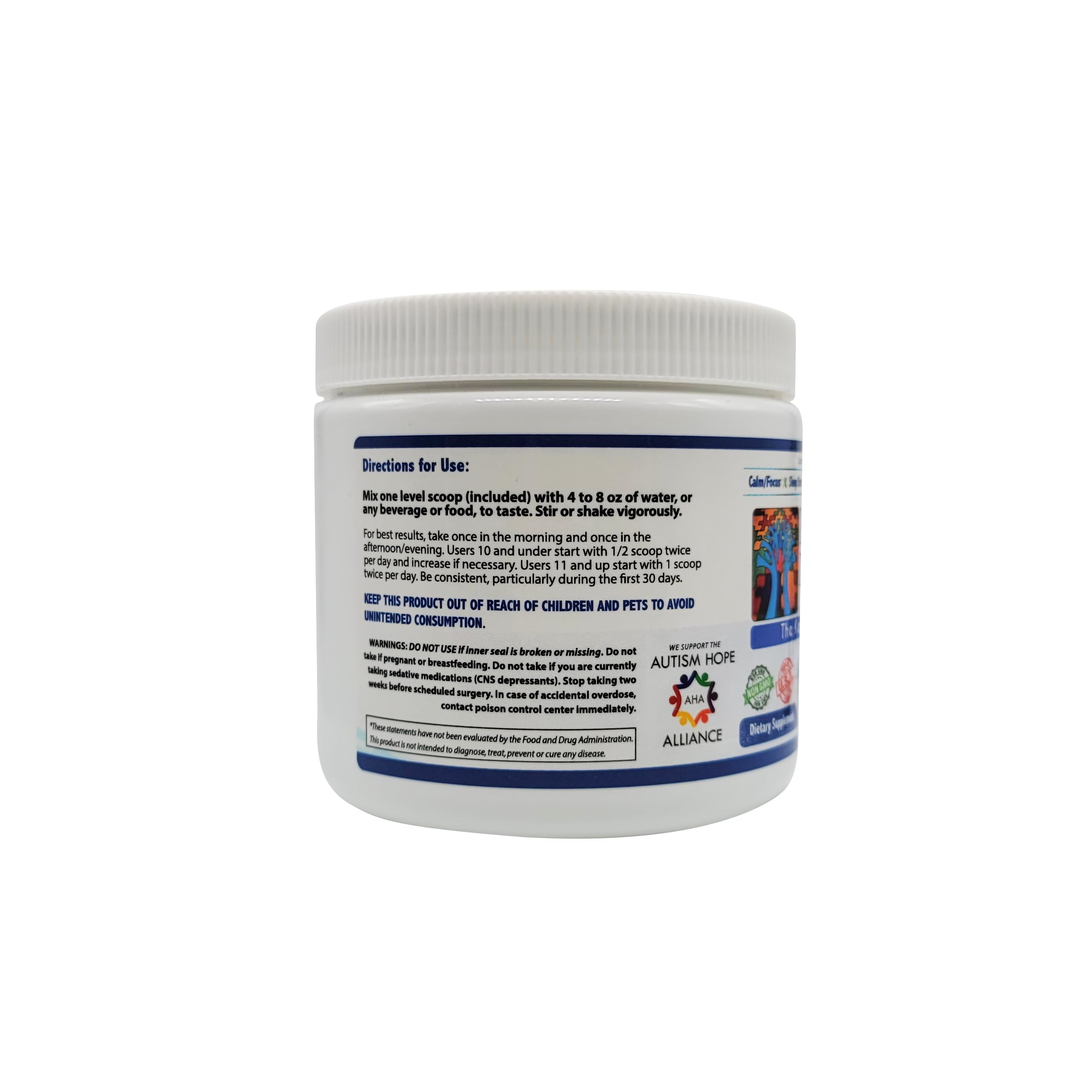 NEURAL BALANCE Anandanol label closeup confirms gluten-free and non-GMO attributes.