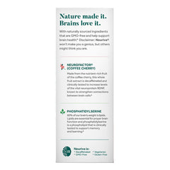 Neuriva Original label close-up, highlights clinically studied ingredients