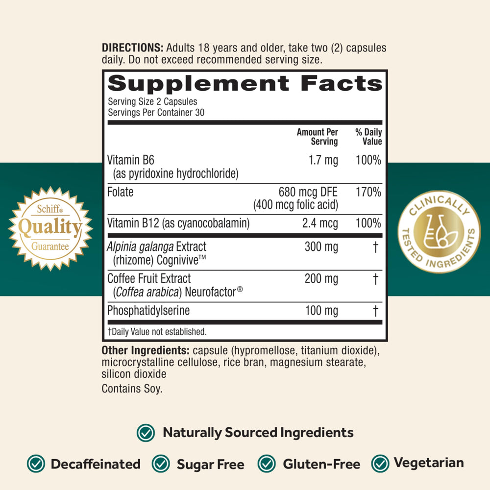 NEURIVA Ultra Cognivive ingredient graphic illustrating focus support.