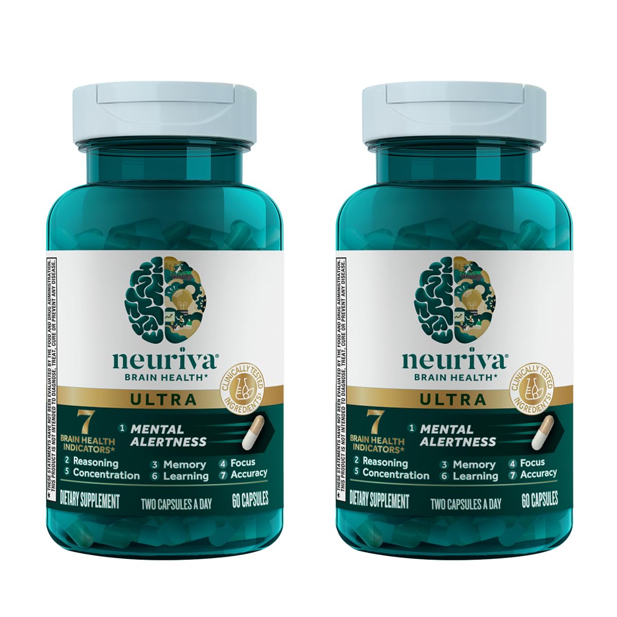 Neuriva Ultra Decaf bottle ready for daily focus and memory support.