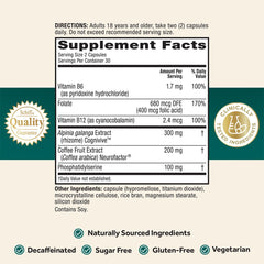 Capsules with water make daily Neuriva Ultra Decaf use quick and easy.