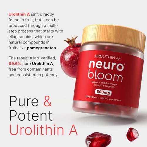 Neuro Bloom Urolithin A packaging image indicates two-month supply.