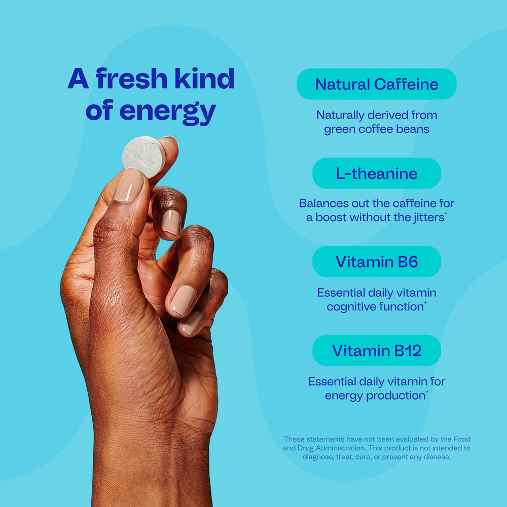 Open Neuro Energy Focus gum bottle with sticks visible for on-demand focus