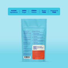 Neuro gum label shows L-Theanine and B vitamins for balanced energy.