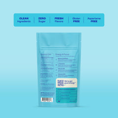 Neuro Energy Focus gum ingredients panel emphasizing clean energy support