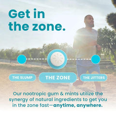 Neuro Energy & Focus Mints mint texture with cool peppermint aroma for refreshing boosts.
