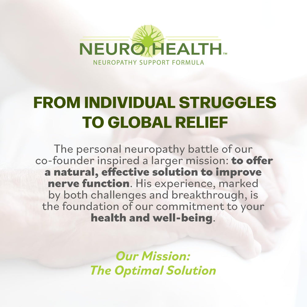 Neuro Health doctor-formulated label communicates quality control and trust.