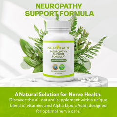 Neuro Health nerve support capsules ready to swallow for convenient daily use.