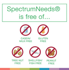 SpectrumNeeds bottle on kitchen counter inspires daily routine.
