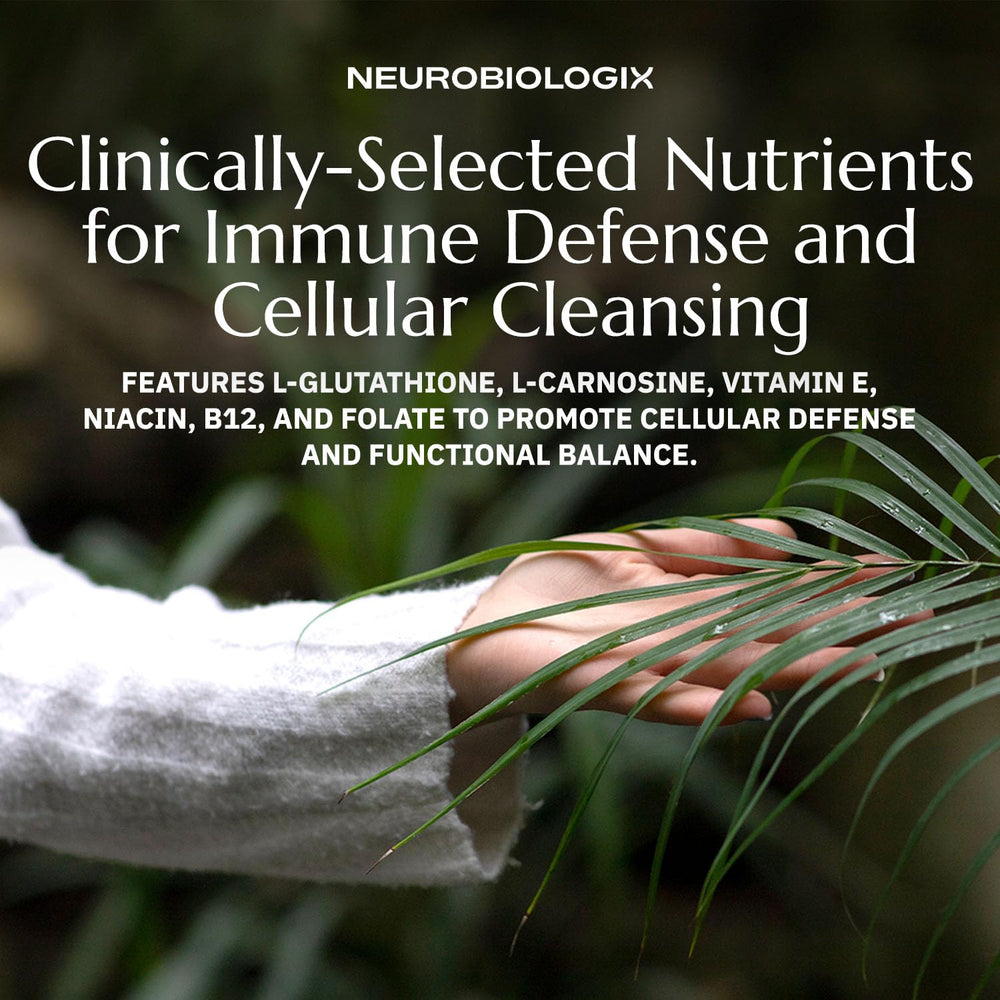Label of Neurobiologix Glutathione Topical Cream with ingredients and directions.