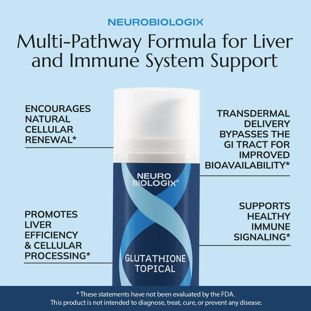 Lavender oil variant of Neurobiologix Glutathione Topical Cream for soothing scent.