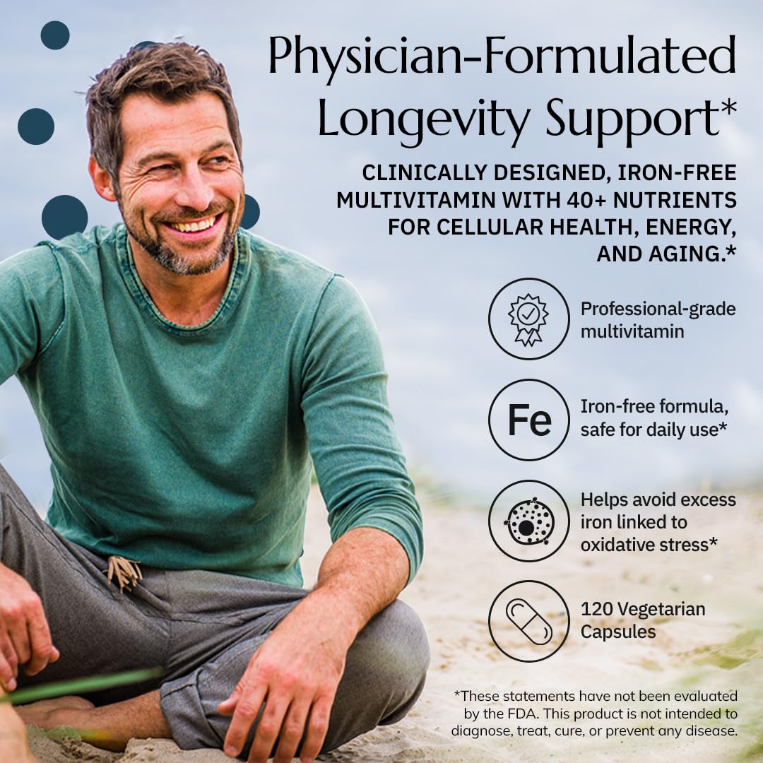 Longevity Multi capsules close-up for easy daily supplementation and energy support