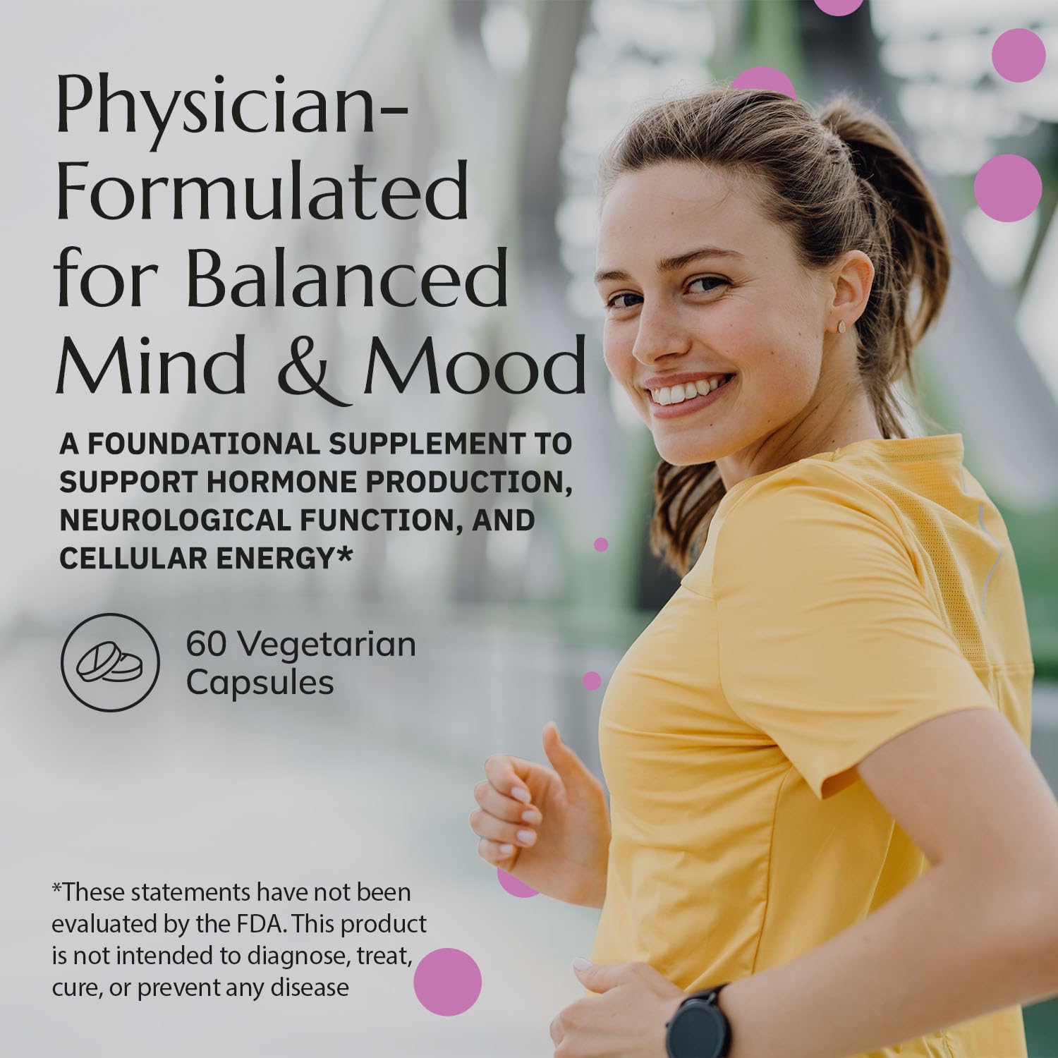 Pouring Neurobiologix Pregnenolone Plus capsules for daily routine