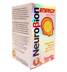 Neurobion Energy Amino Acids consumer-use scene in a daily routine setup.