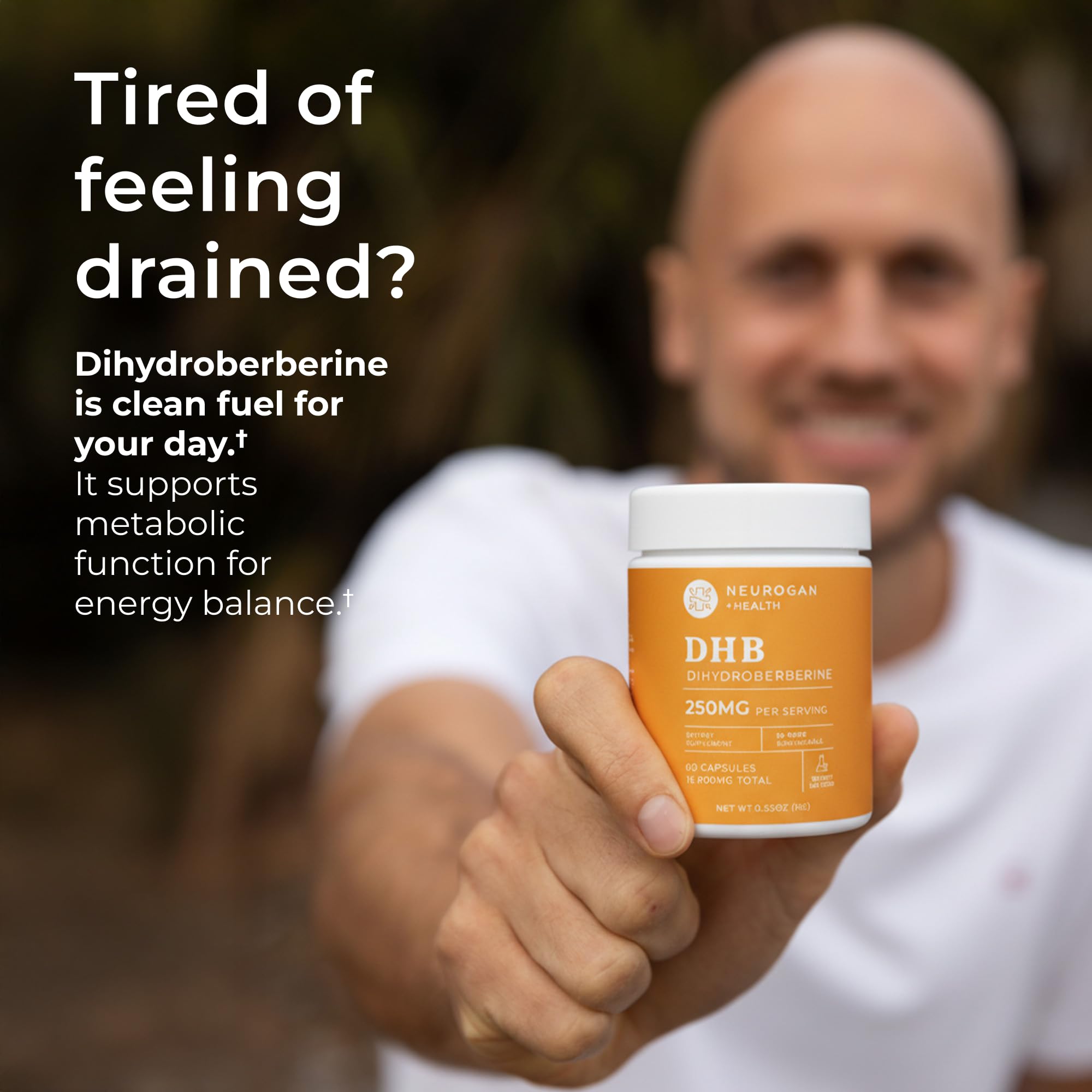 Neurogan Dihidroberberina cápsulas con dosificación de 250 mg por toma.