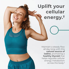 Neurogan Luteolin tablets serving image suggests taking with meals for absorption.