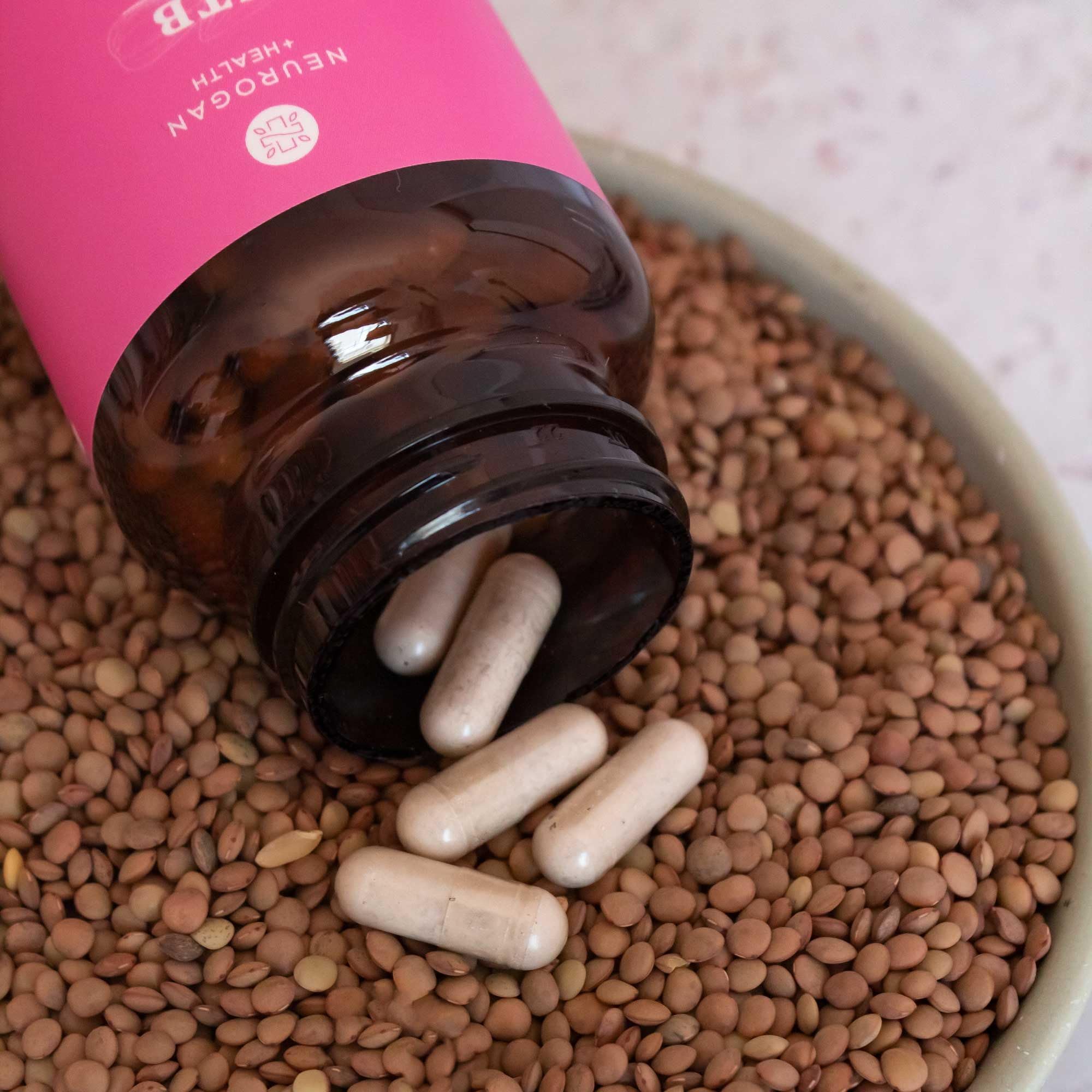 Neurogan USA-made packaging highlights local sourcing and quality.