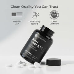 Neurogan NMN packaging box with lifestyle backdrop suggesting overall wellness.