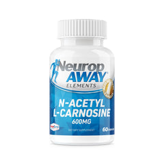 NeuropAWAY Elements N-Acetyl-L-Carnosine bottle 600mg for daily energy support