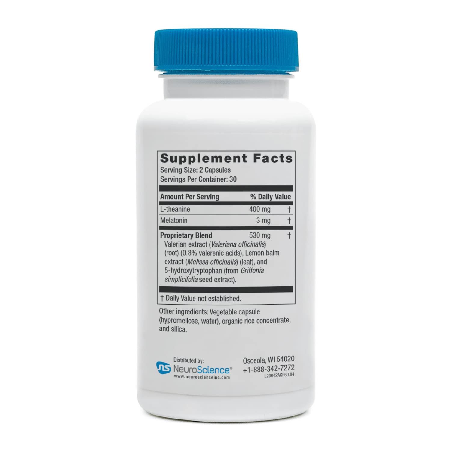 NeuroScience Alpha GABA PM capsules close-up for sleep support