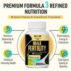 Neusupp zinc supplement visual emphasizes antioxidant support for reproductive health.