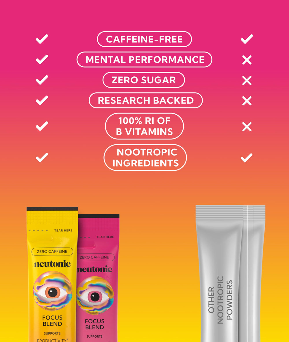 Neutonic 32-sticks pack — convenient daily use for on-the-go focus.