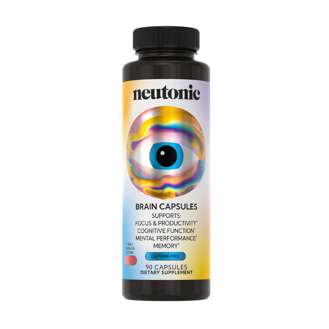 Neutonic brain supplement bottle front view for daily focus support