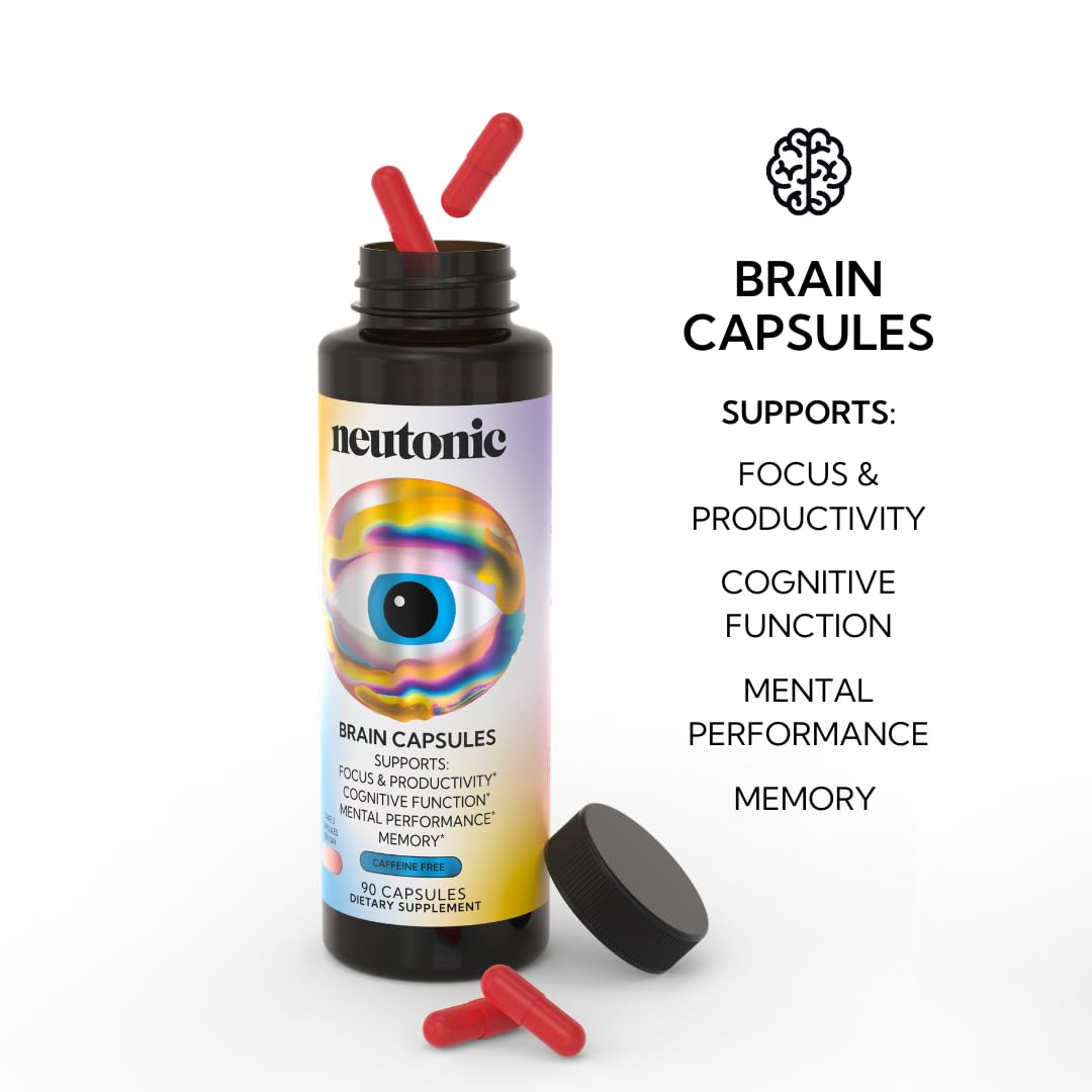 Neutonic ingredients label close-up highlights Cognizin and Rhodiola
