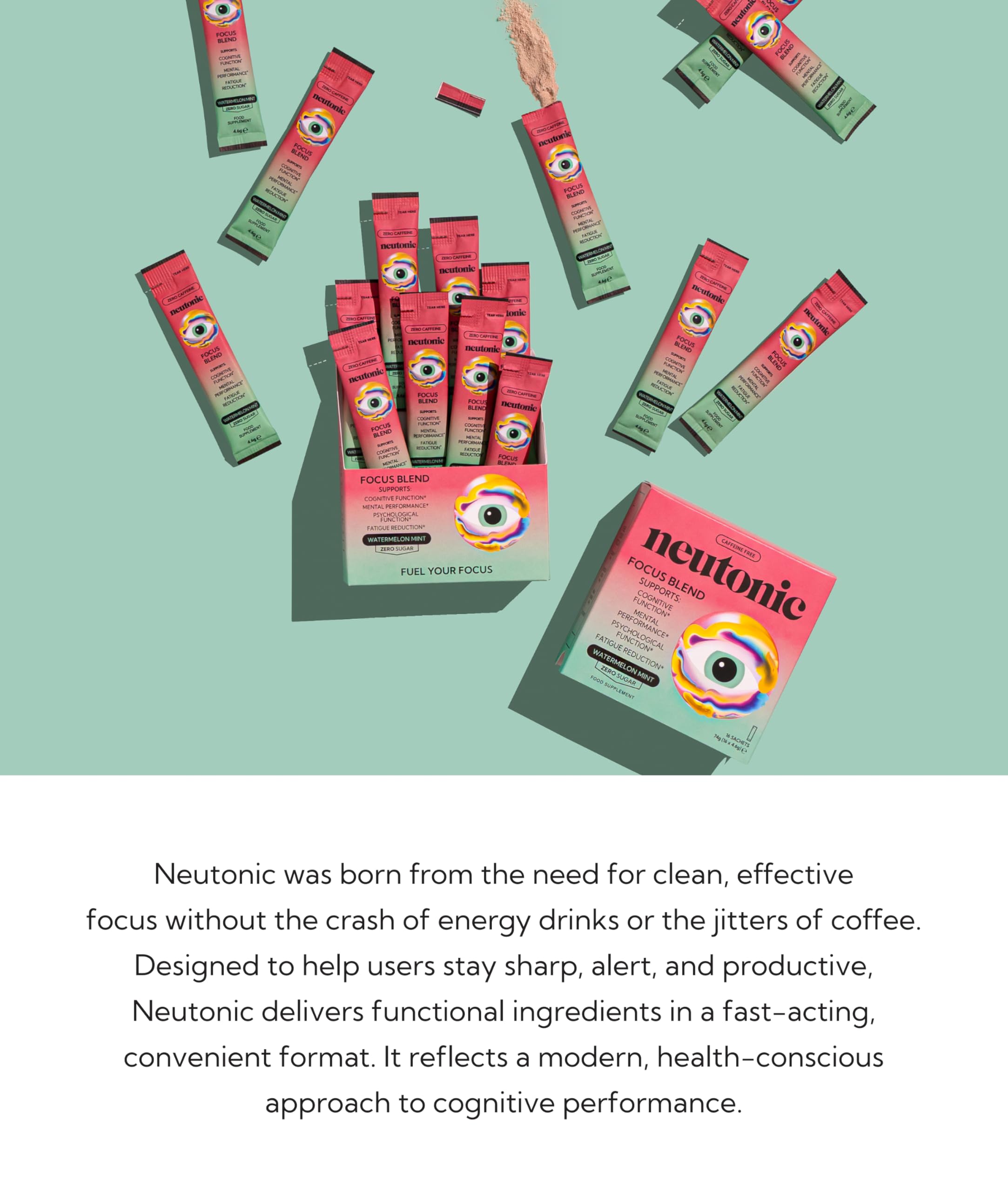 Neutonic Watermelon Mint refreshing taste and aroma when mixed.