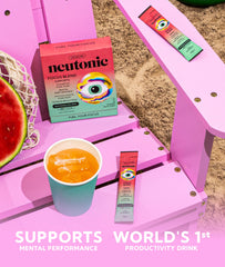 Neutonic Watermelon Mint travel pack ideal for on the go.