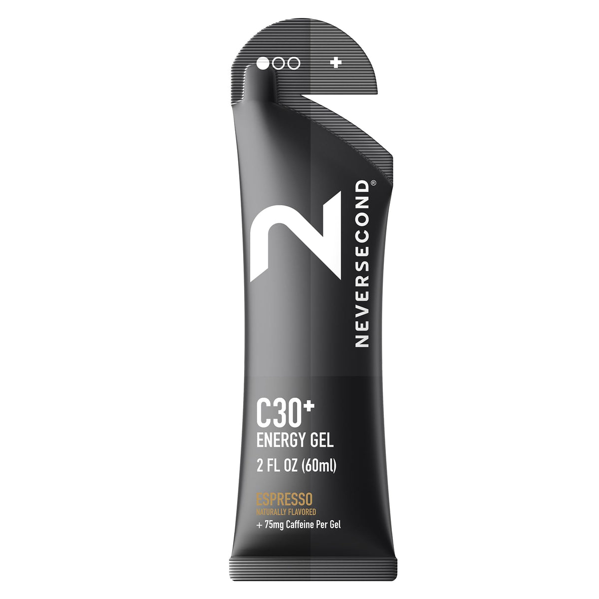 Neversecond C30+ Espresso flavor pack for quick on-the-go energy during workouts.