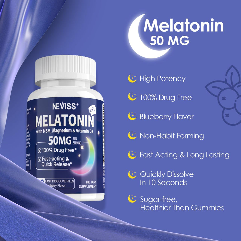 9-in-1 formula with Vitamin D3 and MSM highlighted on NEVISS label.