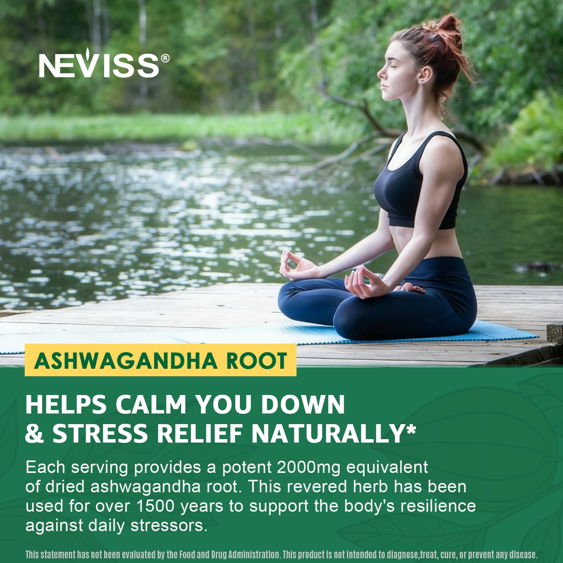 NEVISS Ashwagandha gummies vegan formula without gelatin