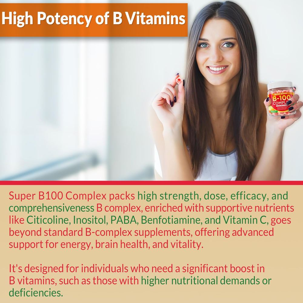 NEVISS B100 Complex Gummies fruit flavor supports daily wellness