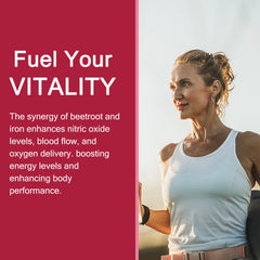 NEVISS packaging with nutritional panel highlights carbonyl iron and vitamin blend