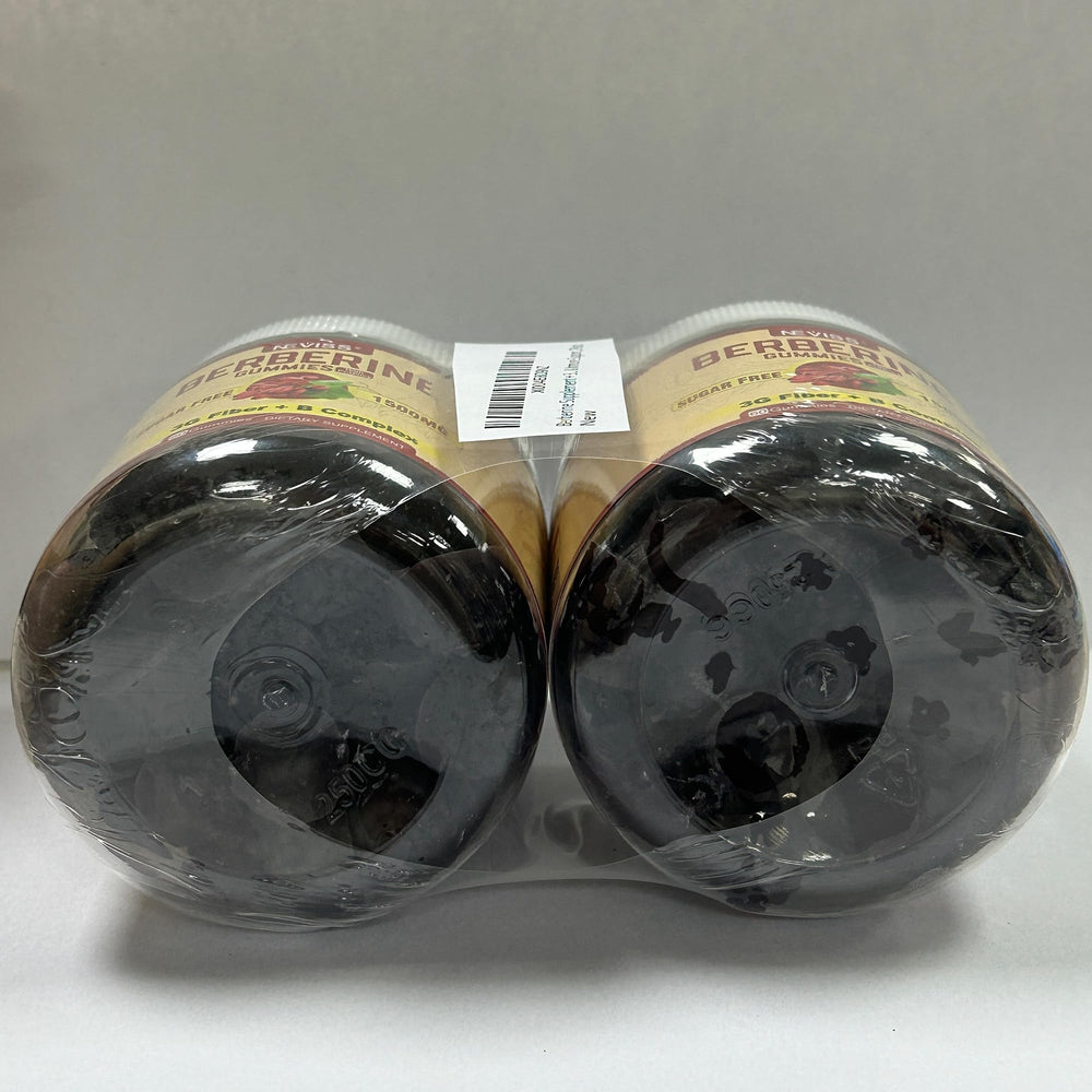 NEVISS Berberine dosage label helps daily intake