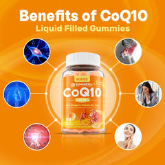 NEVISS CoQ10 Gummies with Omega-3 EPA/DHA for balanced wellness.