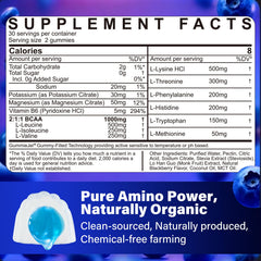 NEVISS EAA Gummies dual-layer jar showing absorption-friendly design