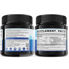 Recyclable NEVISS bottle and label highlighting third-party quality testing.