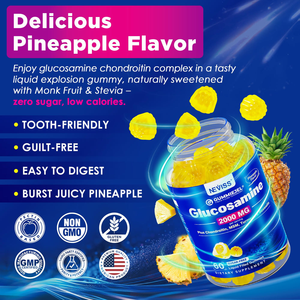 NEVISS pectin-based gummies suggest a chewy, plant-based texture