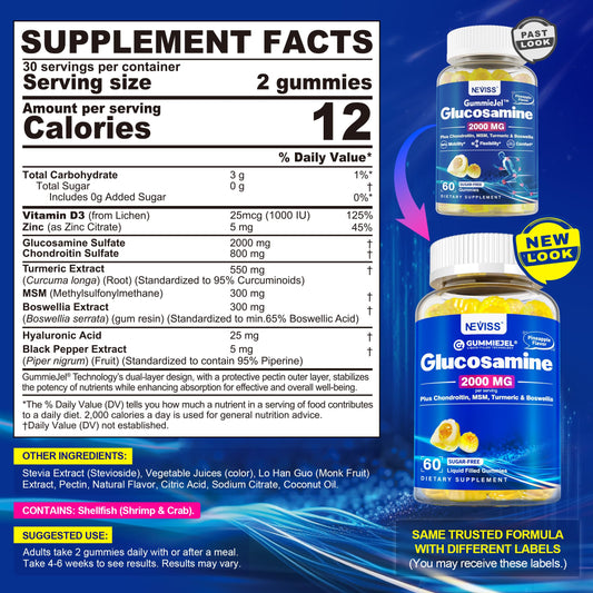 NEVISS pineapple-flavored gummies provide a tasty daily joint-support option