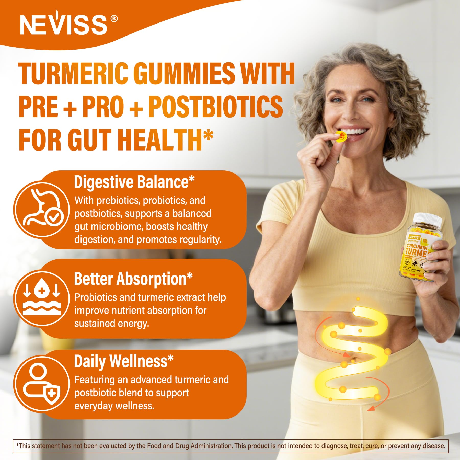 NEVISS GummieJel advanced filling technology visible in the gummy center.