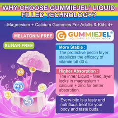 NEVISS gummy dissolving scene for easy bedtime consumption