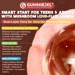 Gummies held in hand suggesting a simple daily focus ritual