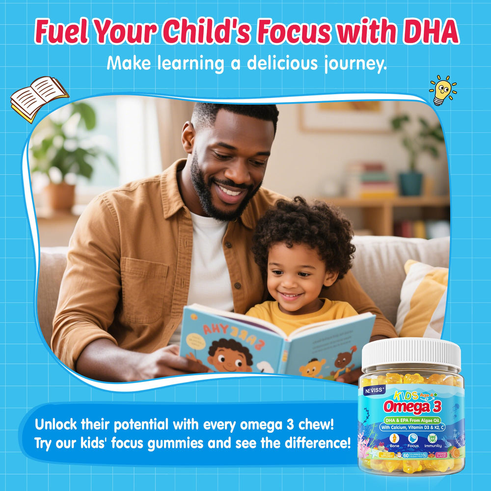 NEVISS Kids allergen-free label close-up indicating safety and trust
