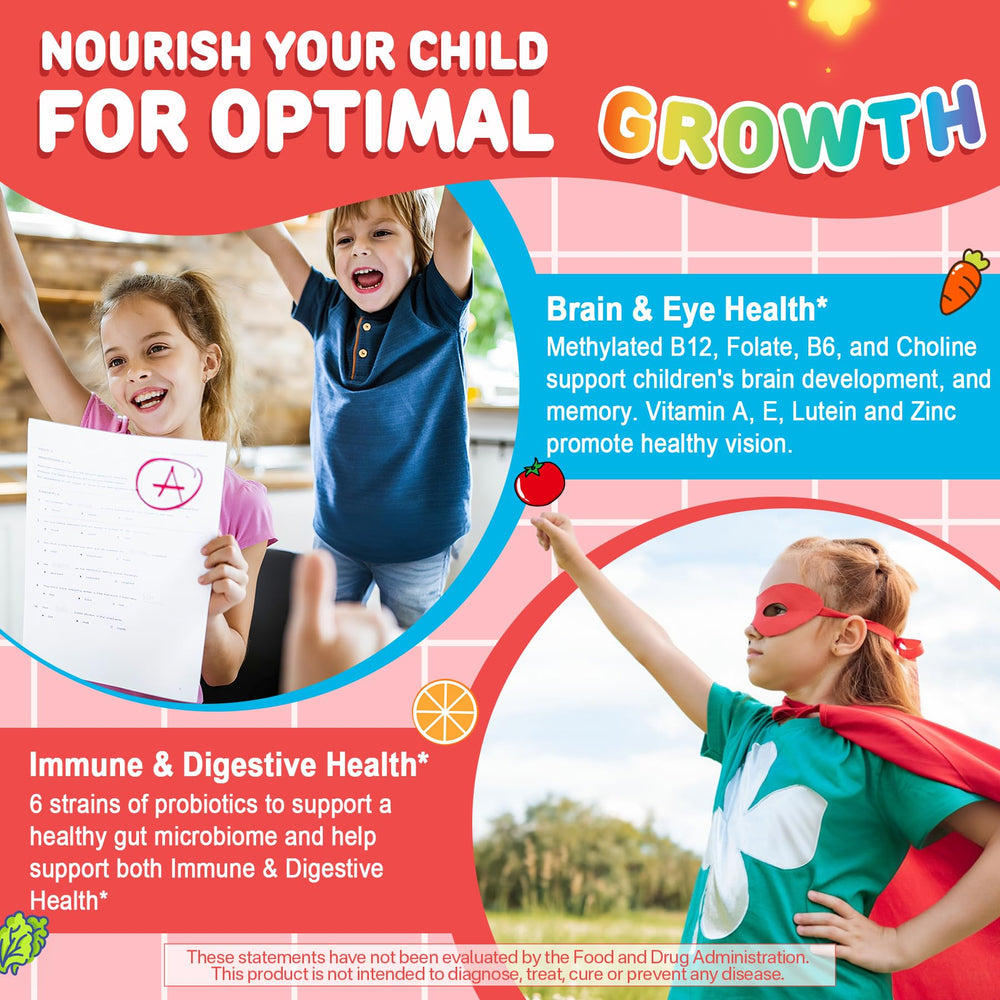 NEVISS gummies illustration of prebiotics and probiotics in formula